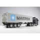 40ft Container Semi-Trailer Maersk 1/14 Kit